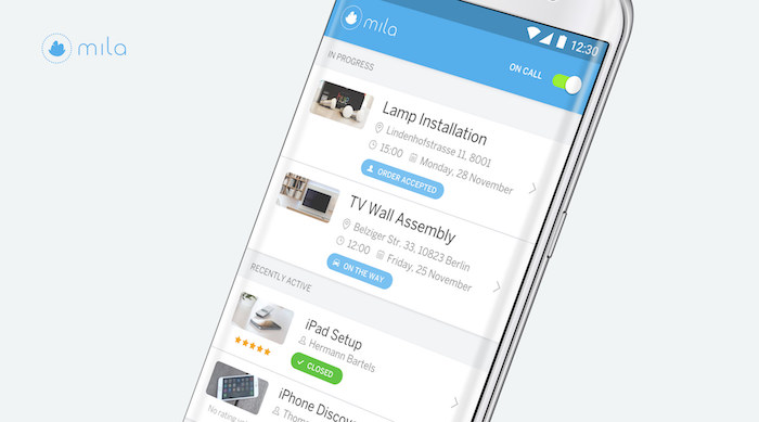 mila app smartphone