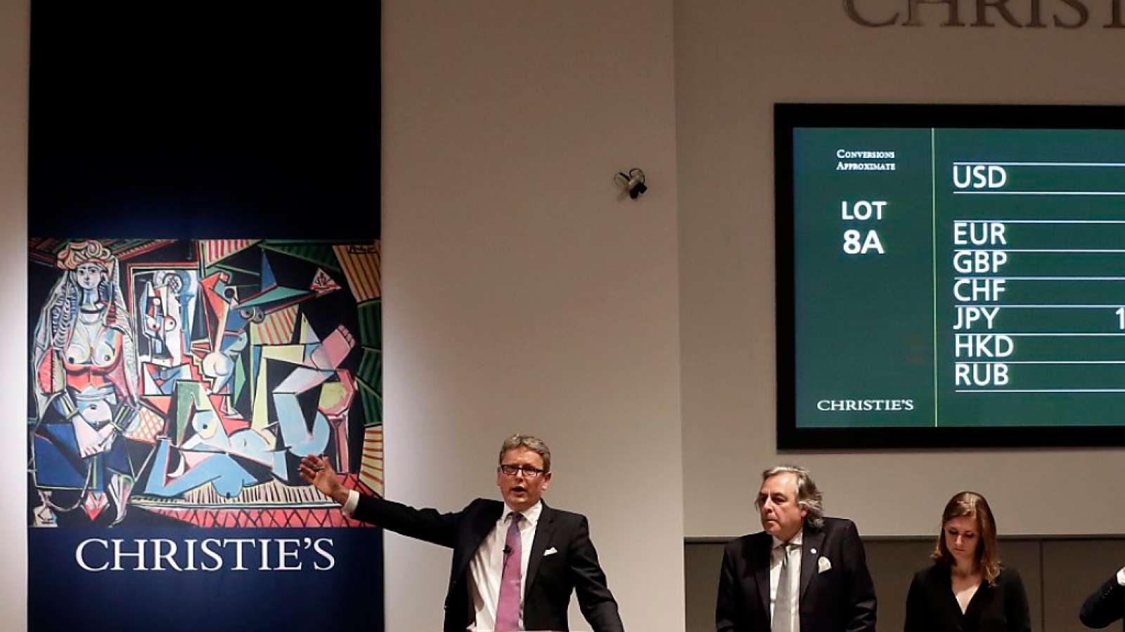 Bei dem Auktionshaus Christie's wurde ein Picasso für 45 Millionen Dollar versteigert. (Archivbild von früherer Picasso-Auktion)
